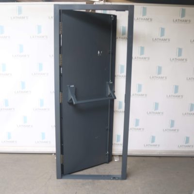 High Security Fire Exit Door | 845mm x 2020mm | Anthracite Grey | RH OUT