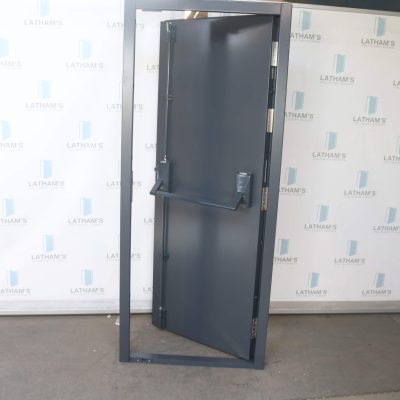 High Security Fire Exit Door | 845mm x 2020mm | Anthracite Grey | LH OUT
