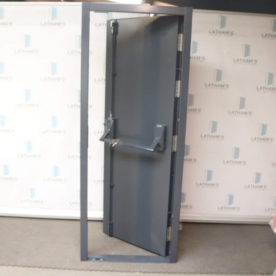 High Security Fire Exit Door | 795mm x 2020mm | Anthracite Grey | LH OUT