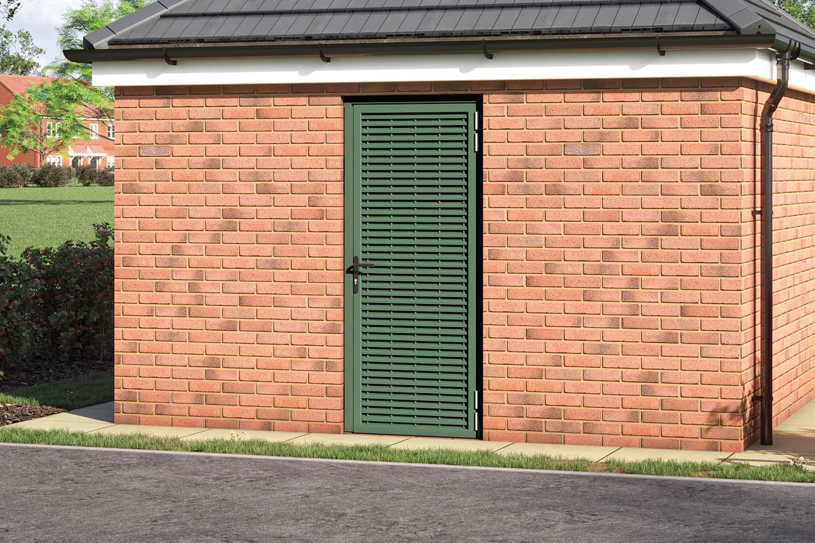 Latham's Fully Louvred Door