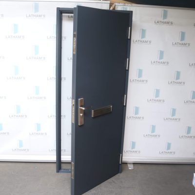 High Security Steel Door | 845mm x 2020mm | Anthracite Grey | RH OUT/LH IN