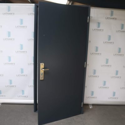 Budget Steel Door | 990mm x 2095mm | Anthracite Grey | RH OUT/LH IN
