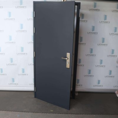 Security Steel Door | 895mm x 2020mm | Anthracite Grey | LH OUT/RH IN