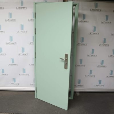 Security Cottage Style Steel Door | 845mm x 2020mm | Chartwell Green | LH OUT/RH IN
