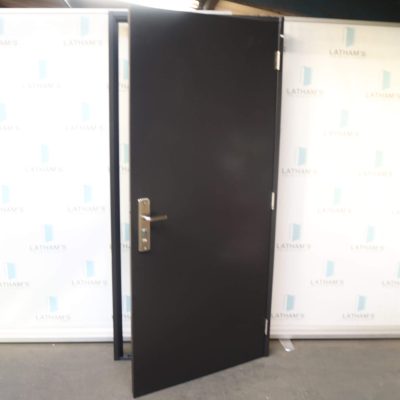 Budget Steel Door | 990mm x 2095mm | Anthracite Grey | RH OUT/LH IN