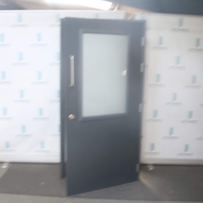 Security Glazed Steel Door | 995mm x 1990mm | Anthracite Grey | RH OUT/LH IN