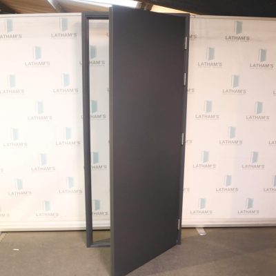 Security Steel Door | 890mm x 2095mm | Anthracite Grey | RH OUT/LH IN