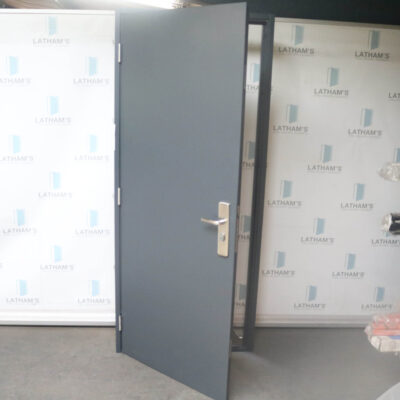 Budget Steel Door | 890mm x 2095mm | Anthracite Grey | RH OUT/LH IN