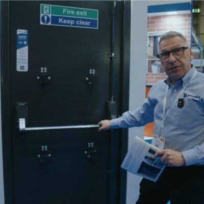 Video Thumbnail of a product spotlight for a Latham's High Security Fire Exit Door