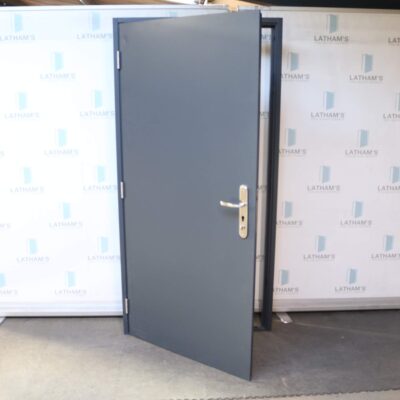 Budget Steel Door | 995mm x 2020mm | Anthracite Grey | LH OUT/RH IN