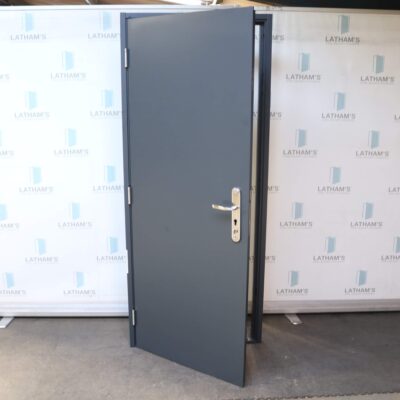 Budget Steel Door | 845mm x 2020mm | Anthracite Grey | LH OUT/RH IN