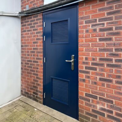 PAS 24 Louvred steel door