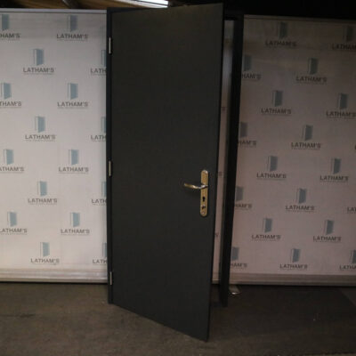 Budget Steel Door | 890mm x 2095mm | Anthracite Grey | LH OUT/RH IN