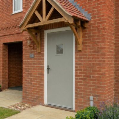 Agate grey front door