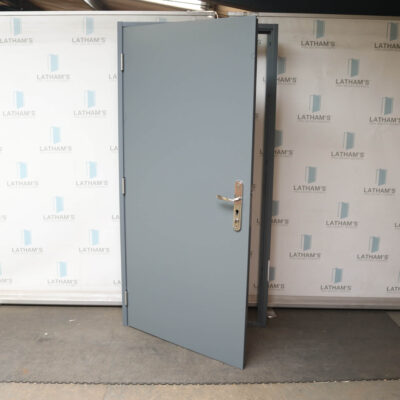Budget Steel Door | 995mm x 2020mm | Merlin Grey | LH OUT/RH IN