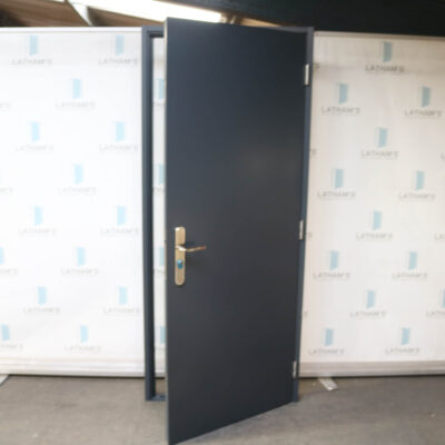 Budget Steel Door | 890mm x 2095mm | Anthracite Grey | RH OUT/LH IN