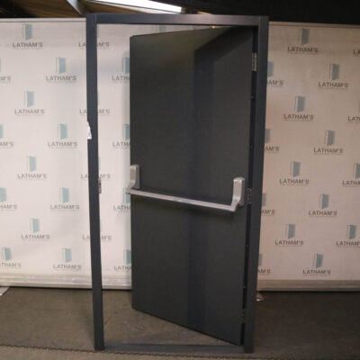 Budget Fire Exit Door | 995mm x 2020mm | Anthracite Grey | LH OUT