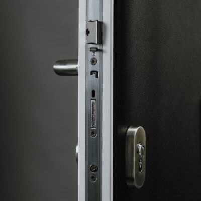 Door sashlock closeup