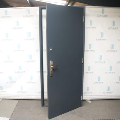 Budget Steel Door | 890mm x 2095mm | Anthracite Grey | RH OUT/LH IN