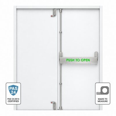 Made To Measure PAS 24 Double Fire Exit Door