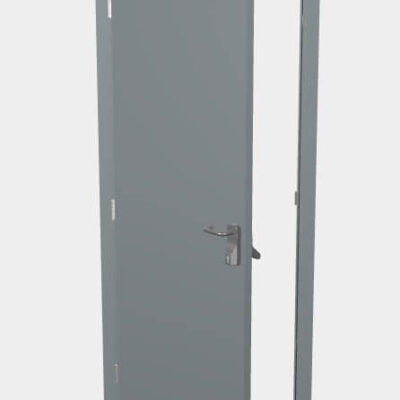 Shipping Container Fire Exit Door | 910mm x 2065mm | Primer Grey | LH OUT/RH IN