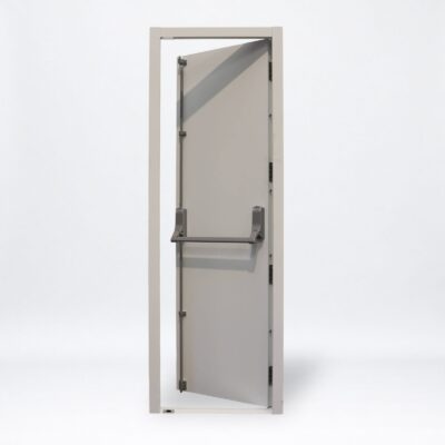 Security Fire Exit Door | 695mm x 2020mm | Latham's White | LH OUT