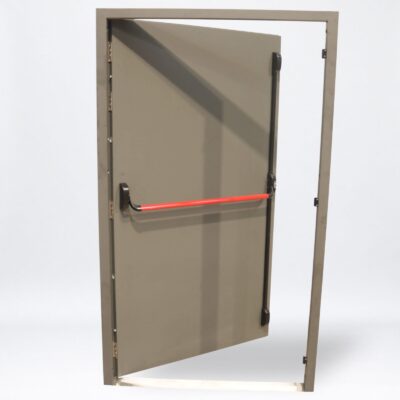 Shipping Container Fire Exit Door | 1110mm x 2065mm | Primer Grey | RH OUT/LH IN