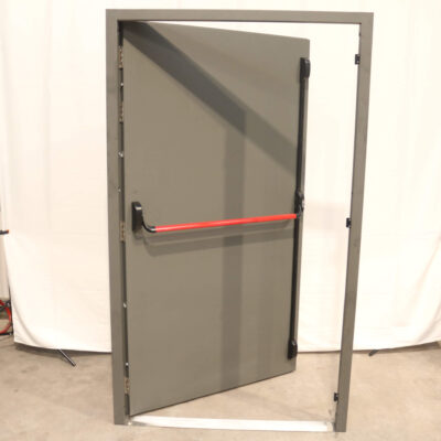 Shipping Container Fire Exit Door | 1110mm x 2065mm | Primer Grey | RH OUT/LH IN