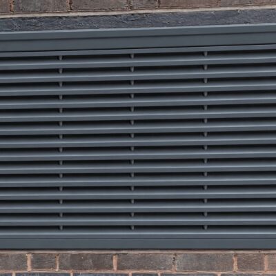 Security Louvred Panel | 1350mm x 2200mm | Anthracite Grey