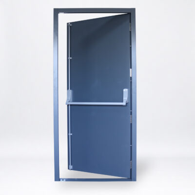 Security Fire Exit Door | 990mm x 2095mm | Anthracite Grey | LH OUT