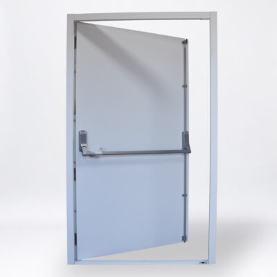 Security Fire Exit Door | 1195mm x 2020mm | Latham's White | RH OUT